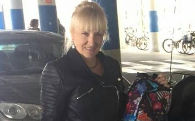 Lourdes Mesa en una de las imágenes compartidas por la familia.