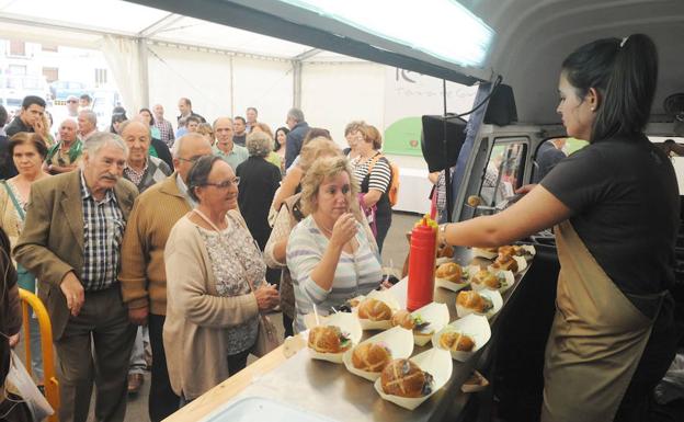 Feria de la lenteja en Mayorga el pasado año.