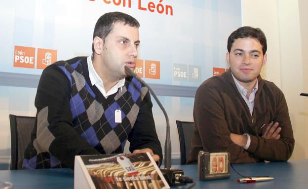Diego Moreno (D), junto a García del Blanco./