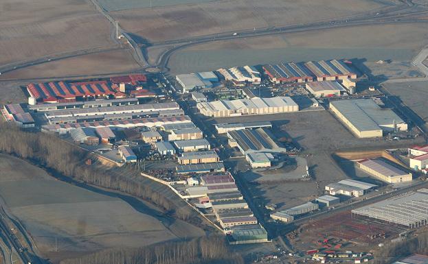 Imagen aérea del polígono Nicomedes García, en Valverde del Majano (Segovia). /El Norte