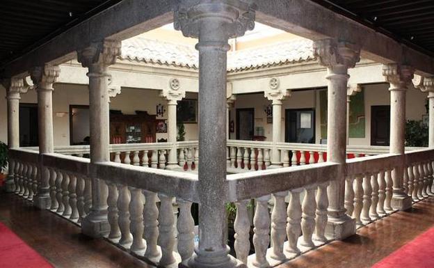 Interior de la Cámara de Comercio de Ávila en una imagen publicada en su página de Facebook./