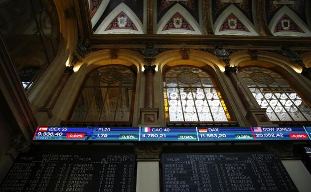 Bolsa de Madrid./