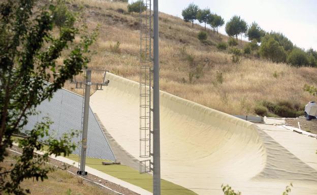 Estado actual del proyecto Meseta Sport, en Villavieja del Cerro./F. J.