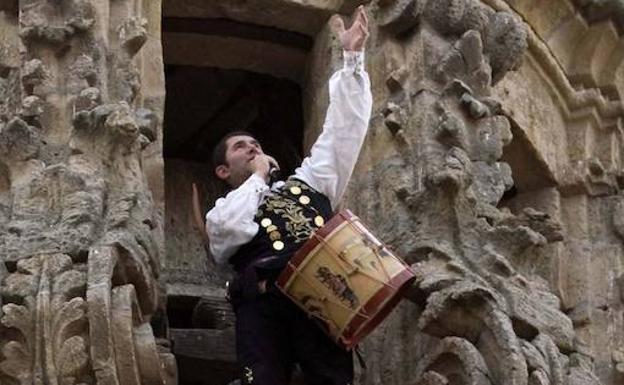 Ángel Rufino de Haro, en el balcón de la cúpula de la Torre. /WORD