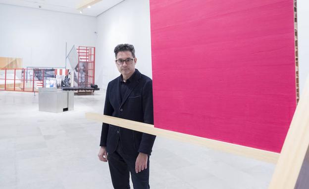 Juan Pablo Huércanos, en la sala 8 del Patio Herreriano. /G. Villamil