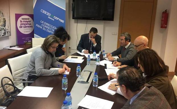 Reunión del comité técnico de la iniciativa empresarial Zamora 10/