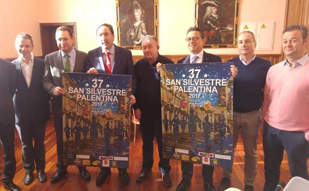 Presentación de la San Silvestre en el Ayuntamiento./EL NORTE