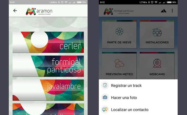 Las aplicaciones son una de las grandes modas en las pistas de esquí/Aramón