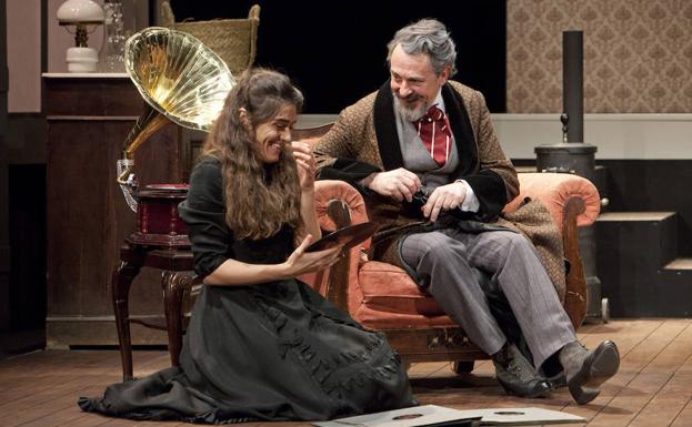 Olivia Molina y Pere Ponce, en una escena de 'Tristana'./El Norte