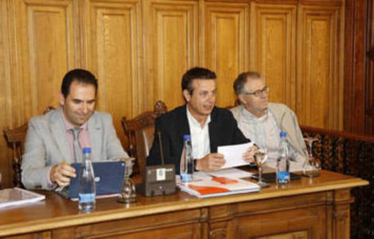 Grupo municipal de Ciudadanos en el Ayuntamiento. /Antonio Quintero
