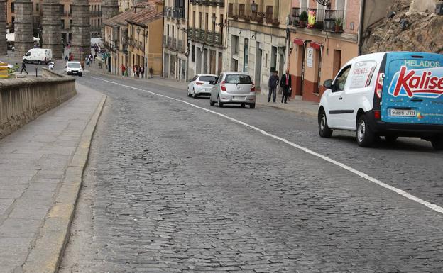 Estado actual de la cuesta de San Juan. /Antonio De Torre
