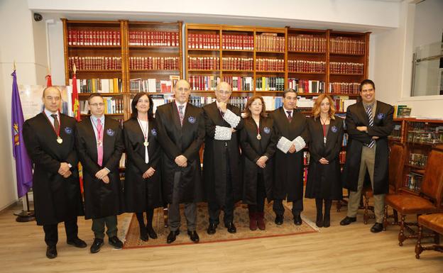 Composición actual de la directiva del Colegio de Abogados./A. Quintero