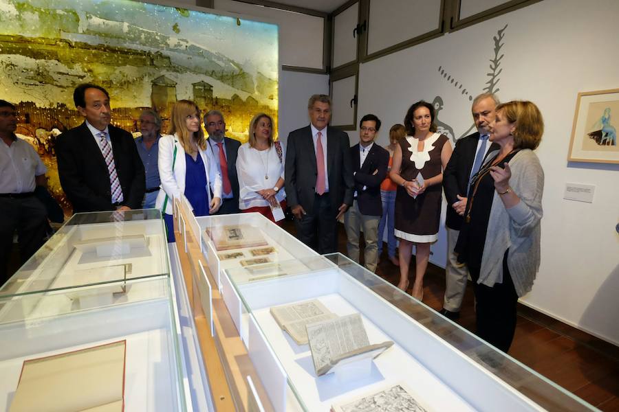 Día de la inauguración de la exposión. /