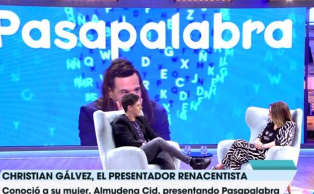 Christian Gálvez con Toñi Moreno en 'Viva la vida'. /Telecinco