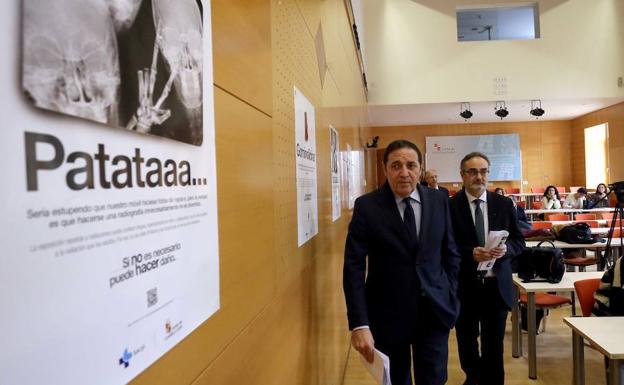 Antonio María Sáez Aguado informa de la puesta en marcha de la campaña 'No hacer'/. CH.-ICAL