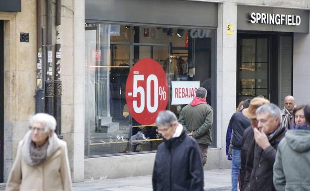 Comercios del centro de la ciudad./LAYA