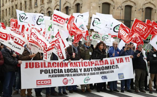 La manifestación partió desde la Gran Vía./LAYA