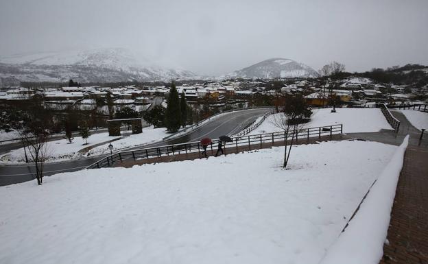 Nieve en El Bierzo este fin de Semana./ICAL