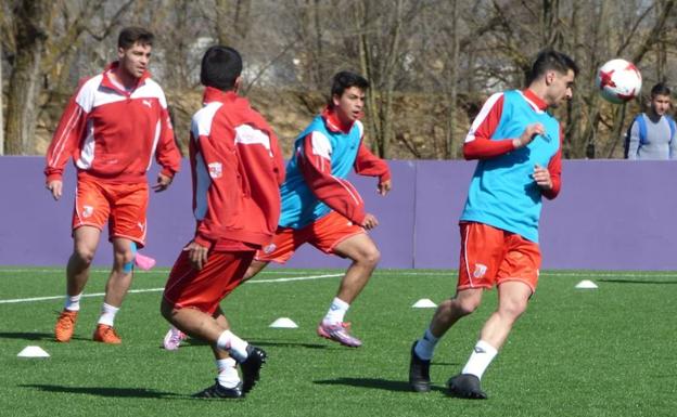 La selección durante el entrenamiento en los Anexos de Zorrilla/