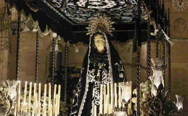 Imagen de Nuestra Señora de la Soledad./Laya