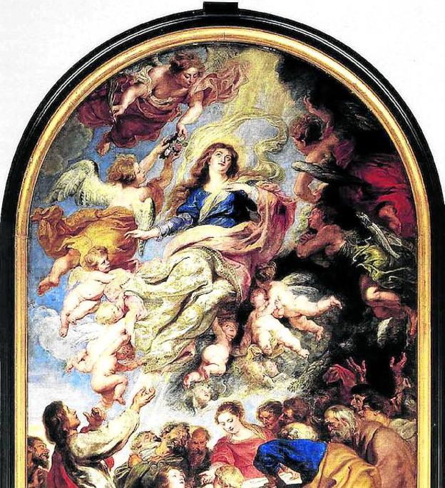 La Virgen María ha sido protagonista de numerosos textos entorno a la Asunción, un pasaje muy rpresentado en la pintura, como en esta obra de Pedro Pablo Rubens (1624-1625) /El Norte
