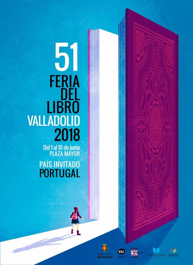 Cartel de la Feria del Libro obra de Raúl Allen.