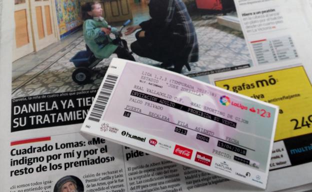 Sorteo de entradas para el partido Real Valladolid - Sporting de Gijón