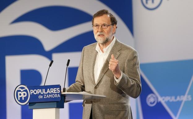 Clausura de la convención sectorial del PP sobre Medio Rural y Reto Demográfico a cargo del presidente del Gobierno y del Partido Popular, Mariano Rajoy. /J. L. Leal-Ical