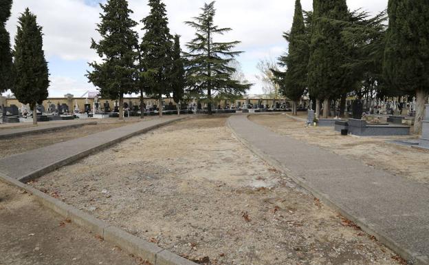 Zona en la que se construirán las nuevas sepulturas./Antonio Quintero