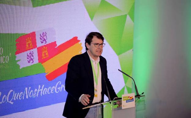 Alfonso Fernández Mañueco, en una comparencia pública./EL NORTE