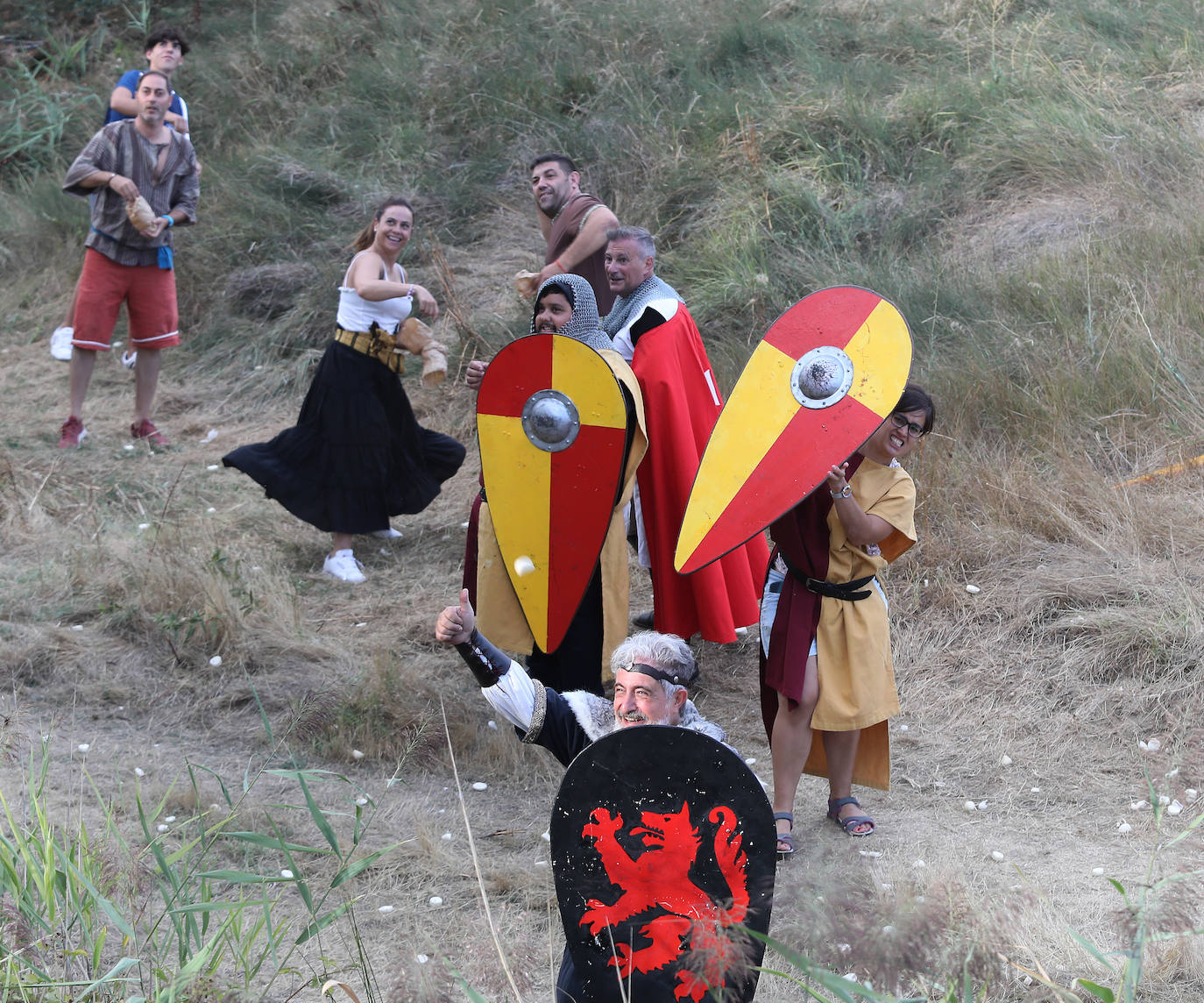 Fotos Batalla nabal en Monzón de Campos El Norte de Castilla