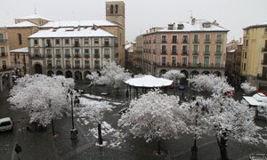 Nieve en Segovia. / A. Tanarro./