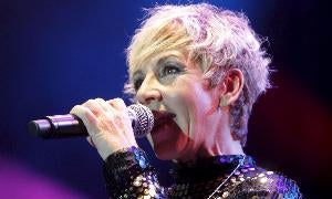 Ana Torroja, en un concierto de su gira 'Soy'. LUIS PALOMEQUE/