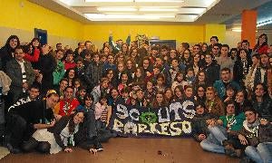 Reunión del grupo scout de Parquesol. / El Norte/