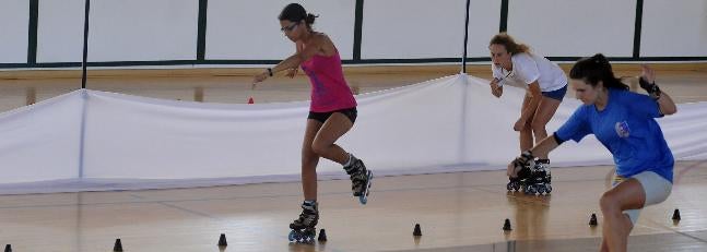 Dos participantes en la modalidad de 'speed'. / FRAN JIMÉNEZ/