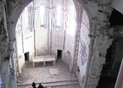 Interior del templo, recuperado para celebrar actos culturales. / J. DE LA FUENTE/