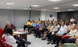 Participantes en el acto de Cruz Roja./