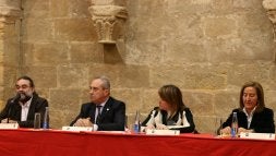Fernando Gallardo, Juan de Dios Casquero, María José Ortega y Marifé Valcárcel, de izquierda a derecha./ NURIA ESTALAYO/