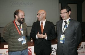 Yannis Dimitriadis, Luis Miguel Nieto y Fernando Fournon. :: A. QUINTERO/