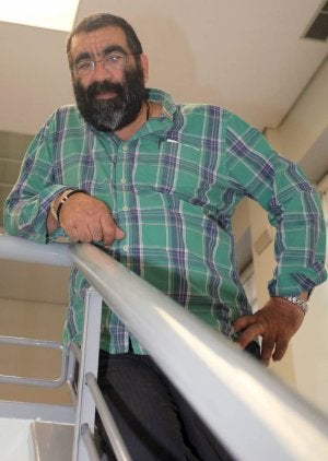 Antonio Gómez, ayer, en la Fundación Díaz-Caneja. ::
M. DE LA FUENTE/
