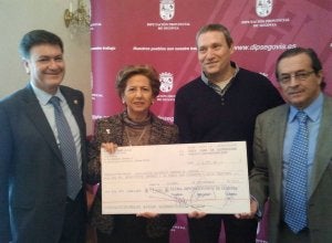 Francisco Vázquez, Concepción Díez, Carmelo Gonzalo y José Carlos Monsalve. ::
EL NORTE/