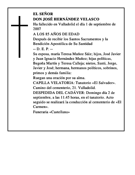 DON JOSÉ HERNÁNDEZ VELASCO