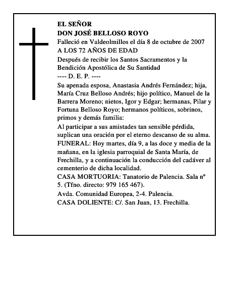 DON JOSÉ BELLOSO ROYO