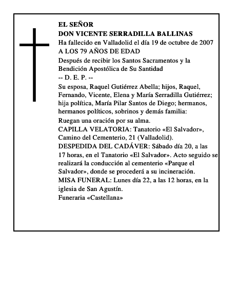 DON VICENTE SERRADILLA BALLINAS