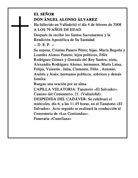 DON ÁNGEL ALONSO ÁLVAREZ