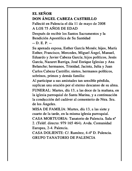 DON ÁNGEL CABEZA CASTRILLO