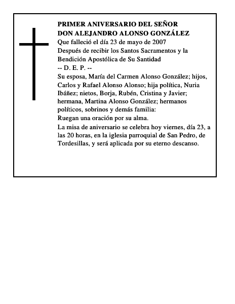 DON ALEJANDRO ALONSO GONZÁLEZ