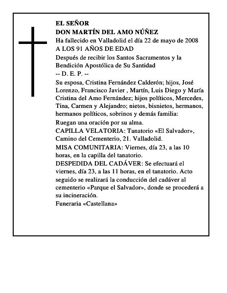 DON MARTÍN DEL AMO NÚÑEZ