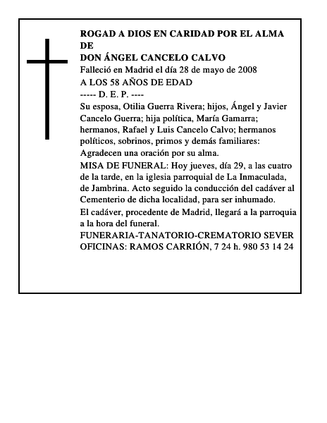 DON ÁNGEL CANCELO CALVO