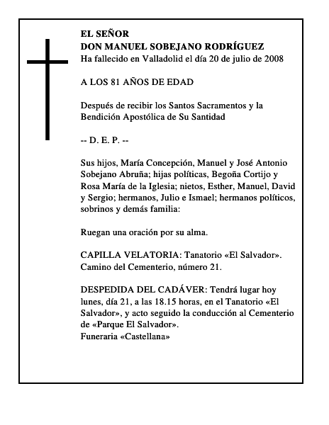 DON MANUEL SOBEJANO RODRÍGUEZ